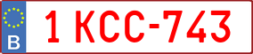 Truck License Plate
